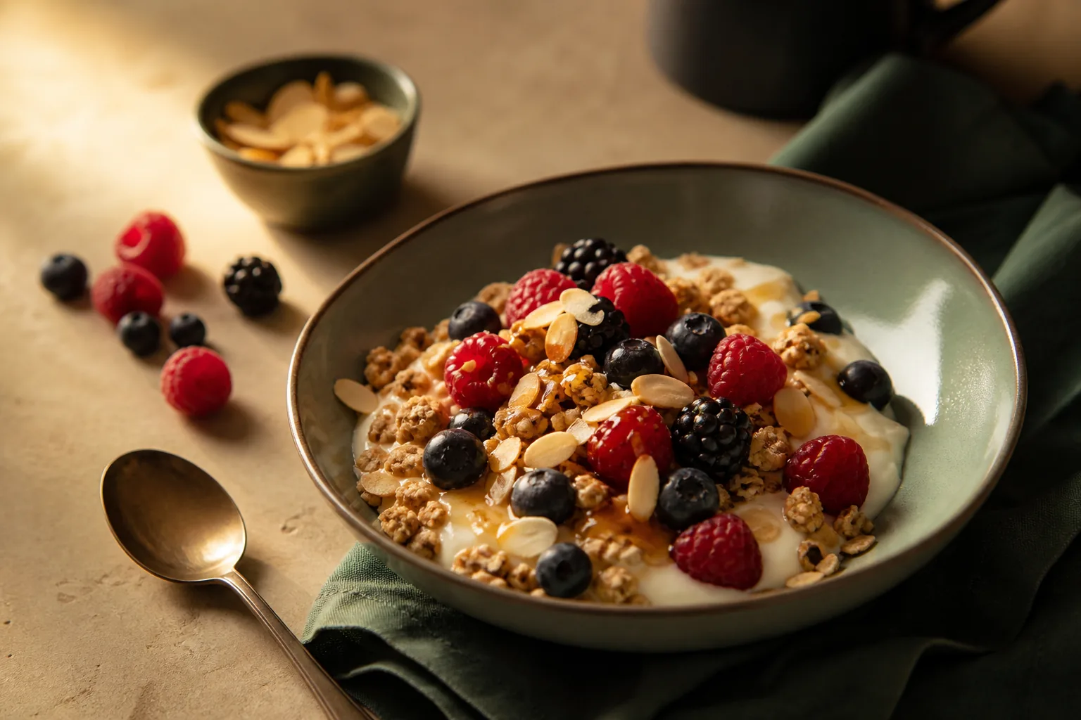 Yoghurt and Berry Breakfast Bowl